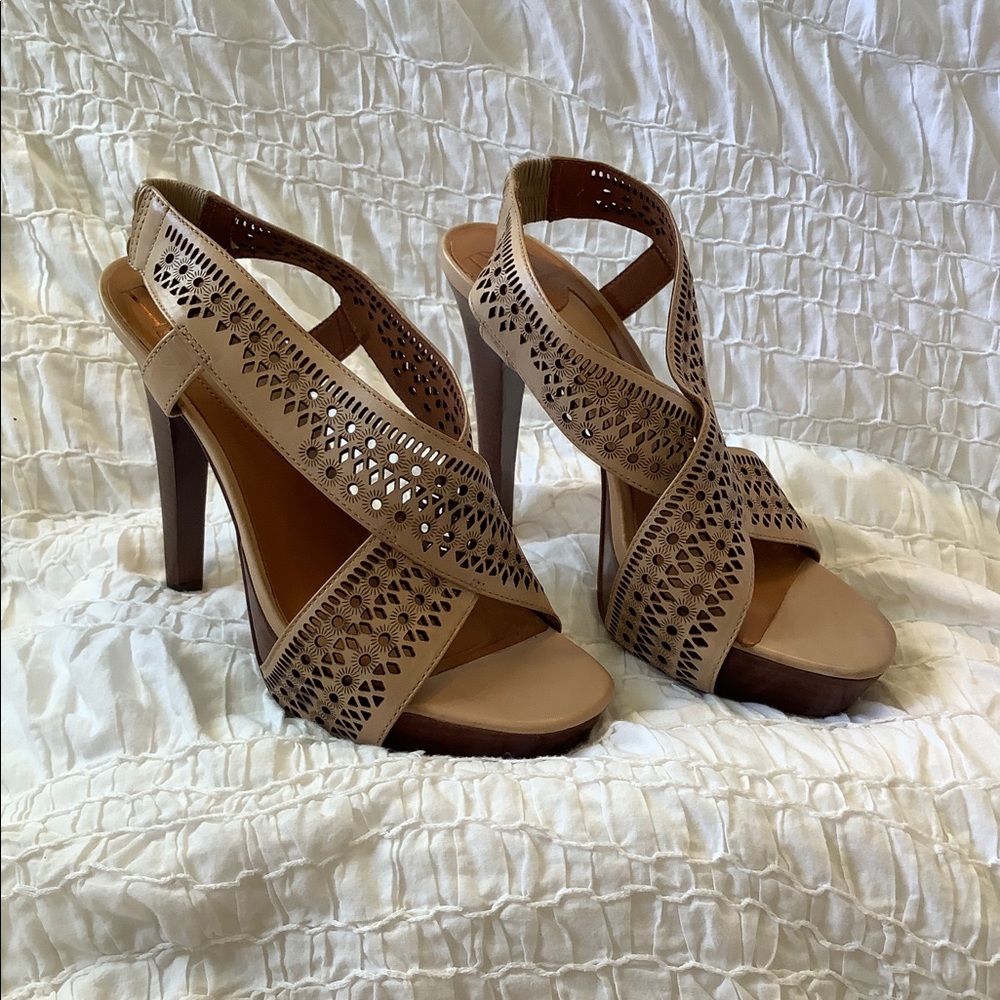 Diane Von Furstenberg Leather Heels